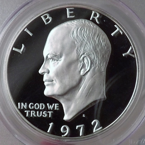  1972-S Silver Dollar Coin PR69DCAM 97429.69  Litnon.com