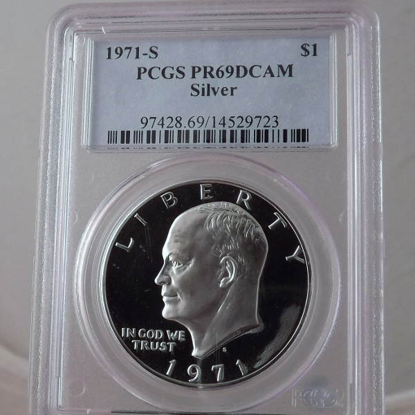  1971-S Silver Dollar Coin PR69DCAM 97428.69  Litnon.com