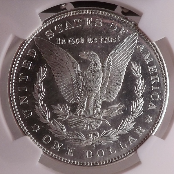 1880/9-s Morgan S$1 Hot-50 Vam 11 Medium S MS63DPL/NGC Litnon.com