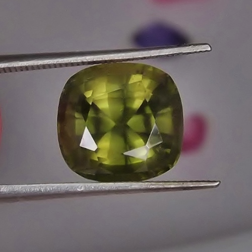 Rare! Hydrogrossular ~Gooseberry~ Garnet - Idocrase 7.02 ct GLI  Litnon.com