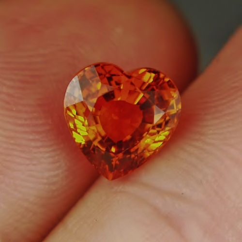 Classic Orange Color Mandarin Spessartite Garnet 4.01 ct  Litnon.com