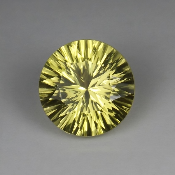 Concave Cut Oro Verde Brazilian Lemon Citrine 8.60 ct  Litnon.com