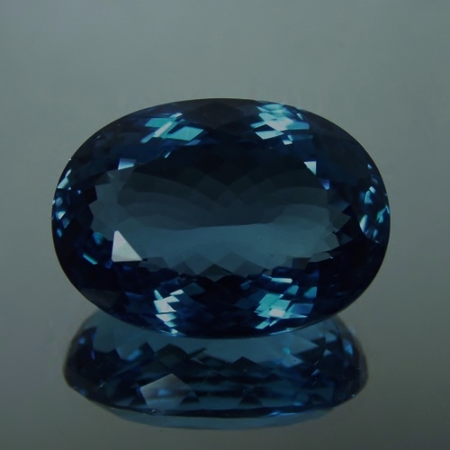 Rich Color and Huge London Blue Topaz Brazil 261 ct  Litnon.com