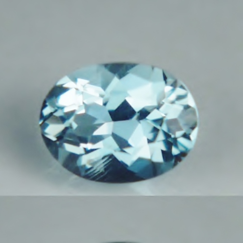 Bright and Pretty Natural Brazil Aquamarine 1.53 ct GLI  Litnon.com