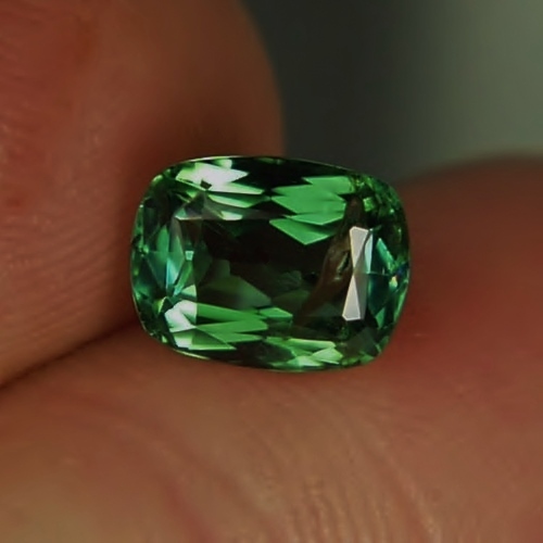 USA Cut Open Color Kelly Green Afghan Tourmaline 2.15 ct  Litnon.com