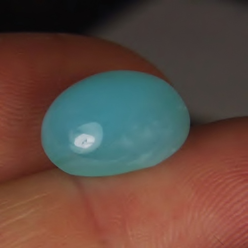 Quality! Natural Blue Peruvian Opal Cab 6.07 ct  Litnon.com