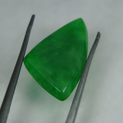 Natural South East Asia Type A Green Jadeite Cabochon 3.55 ct  Litnon.com