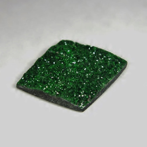 Full Cover Russian Uvarovite Garnet Drusy Cut Gem 19.53 ct  Litnon.com