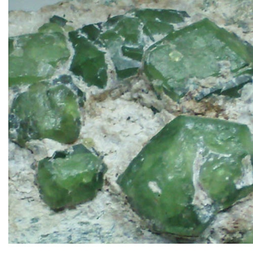  Special Demantoid Garnet On Matrix Specimen Italy  Litnon.com