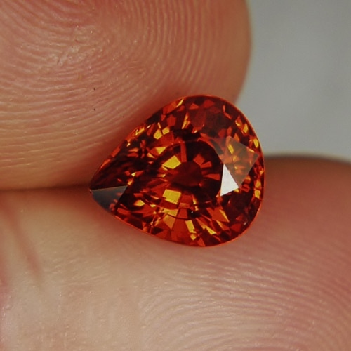 Classic Color! Natural Spessartite Garnet Nigeria 3.73ct GL Litnon.com