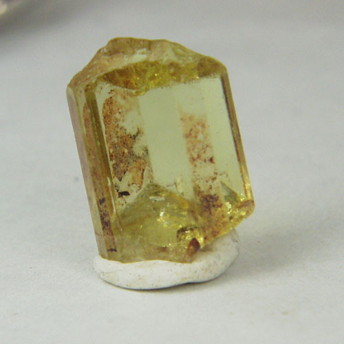 Old Stock! Top Crystal Yellow Apatite Facet Rough Mexico 9.62ct GL Litnon.com