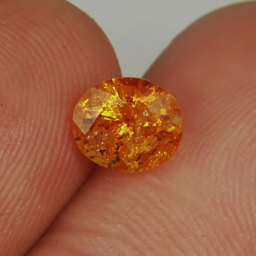  Color! Orange Mandarin Spessartite Garnet Tanzania 1.87 ct GL! Litnon.com