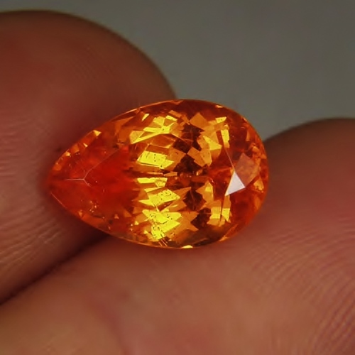Old Stock! True Namibian Mandarin Garnet Pair 13.47 ct tw GL Litnon.com