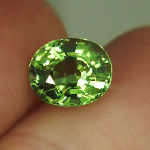 Fine Color! Bright Green Tourmaline Tanzania 2.74 ct GL Litnon.com