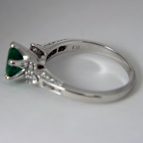 Quality! Colombian Emerald Diamond 18kt Ring 1.50 ct   Litnon.com