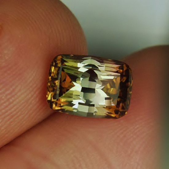 USA Cut Bi Color Cruzeiro Tourmaline Brazil 2.56 ct  Litnon.com