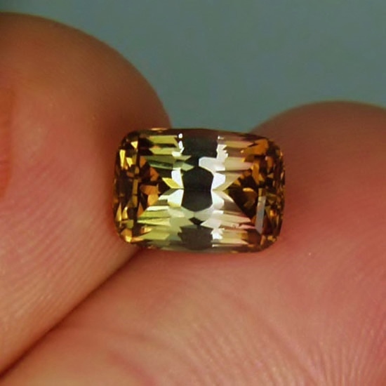 USA Cut Bi Color Cruzeiro Tourmaline Brazil 2.56 ct  Litnon.com