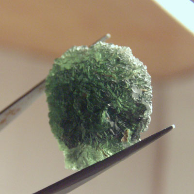 Best Color Besednice Czech Moldavite Facet Rough - Specimen 55.59 ct  Litnon.com
