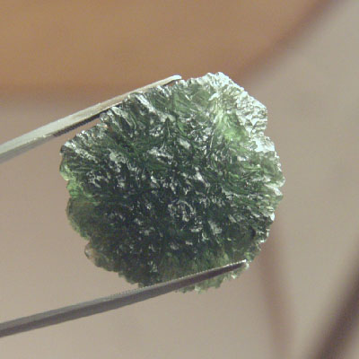 Best Color Besednice Czech Moldavite Facet Rough - Specimen 55.59 ct  Litnon.com