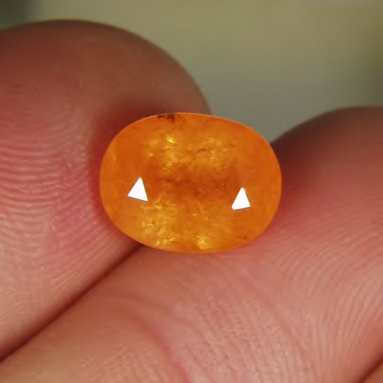  Color! Orange Mandarin  Spessartite Garnet 4.68 ct  Litnon.com