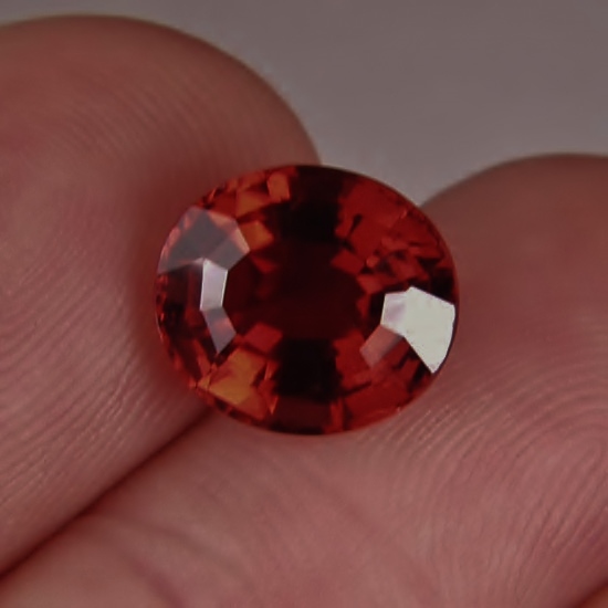 Old Stock Red Orange Tourmaline Brazil 4.96 ct  Litnon.com