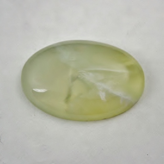 Pretty & Natural Prehenite Cab Australia 22.11 ct  Litnon.com