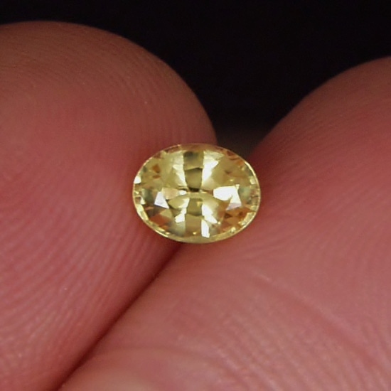 Quality Color and Cut Bright Yellow Montana Sapphire  Litnon.com