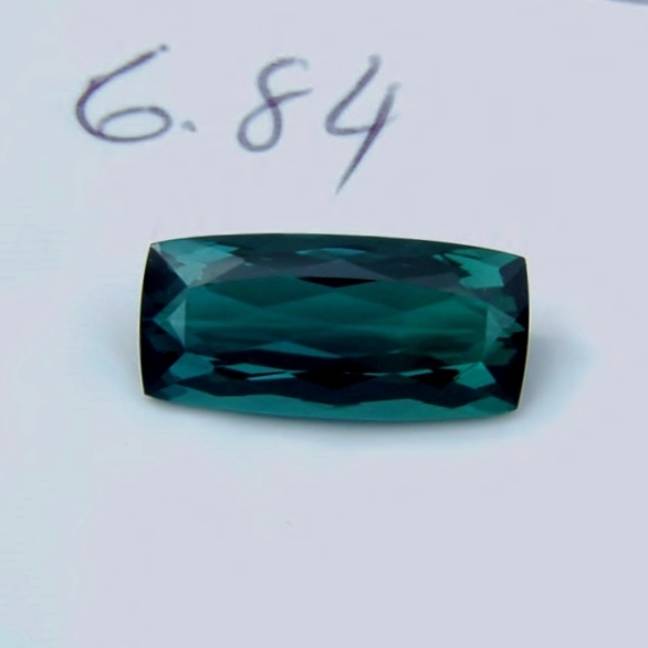 Rare Old Stock Quality Indicolite Tourmaline Brazil 6.84 ct  Litnon.com