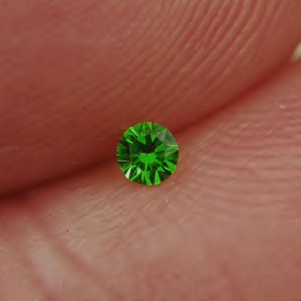 Tiny Treasure Brilliant Chrome Green Russian Demantoid Garnet Pair  Litnon.com