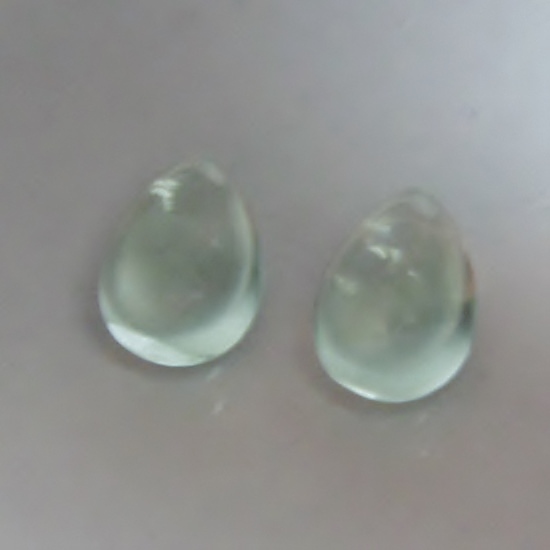 Natural Prasiolite Green Quartz Pair Brazil 1.67 ct tw  Litnon.com