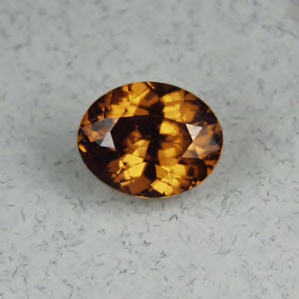 Rich Color and Bright Natural Amber Zircon Tanzania 1.89 ct  Litnon.com