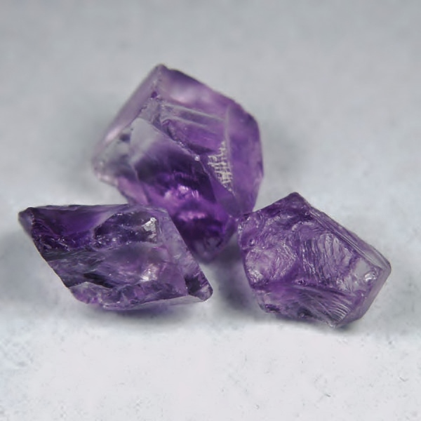 Old Stock! Bright Color Brazil Amethyst Facet Rough 62.51ct  Litnon.com
