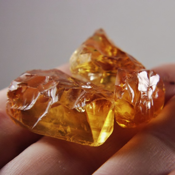 Fine Color and Clean Citrine High Facet Rough Brazil 99.41 ct  Litnon.com