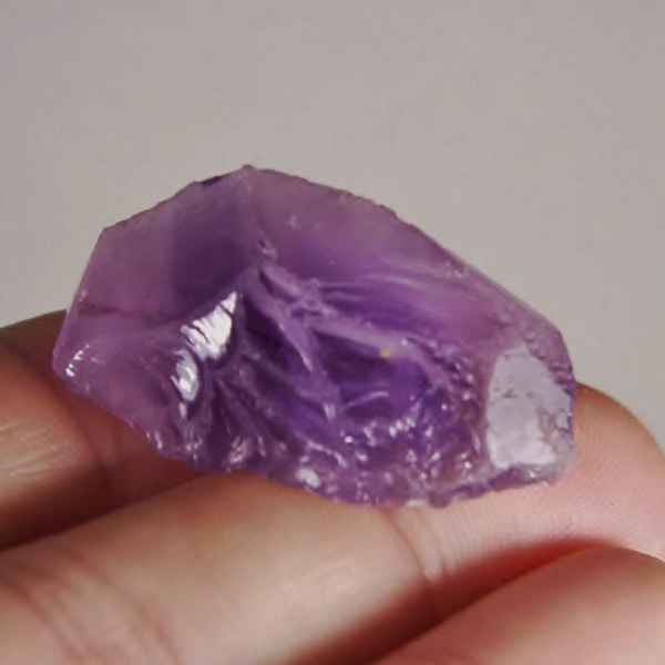 Big and Clean Bright Color Amethyst Facet Rough Afghanistan 48 ct  Litnon.com