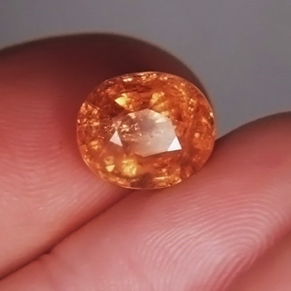  Grossular Garnet Jeffrey Asbestos Quarry Canada 6.73 ct  Litnon.com