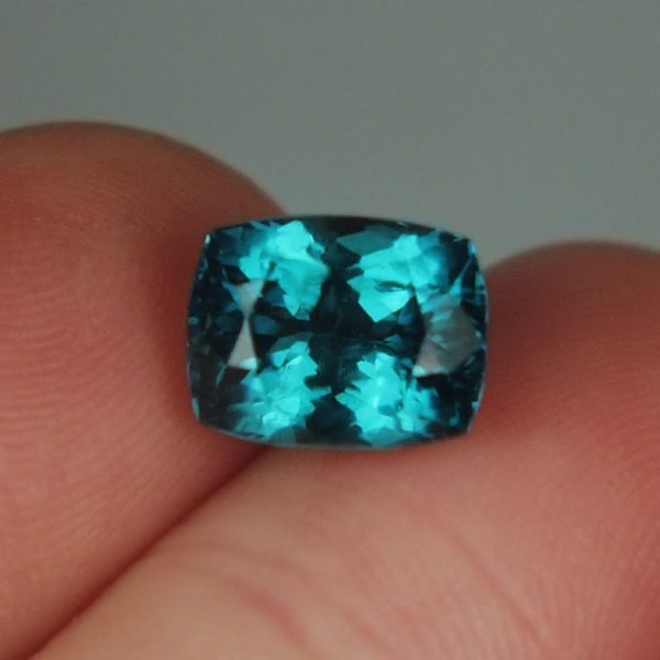 True Blue! Open C Axis Indicolite Tourmaline Afghanistan  5.22ct  Litnon.com