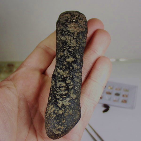 Big Classic Dumbell Splash Indochinite Tektite Thailand  Litnon.com