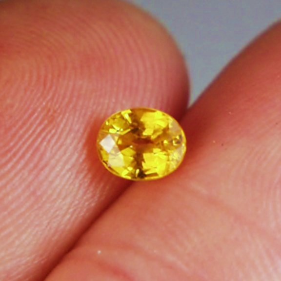$35.00 Rich Golden Yellow Natural Sapphire Sri Lanka  Litnon.com
