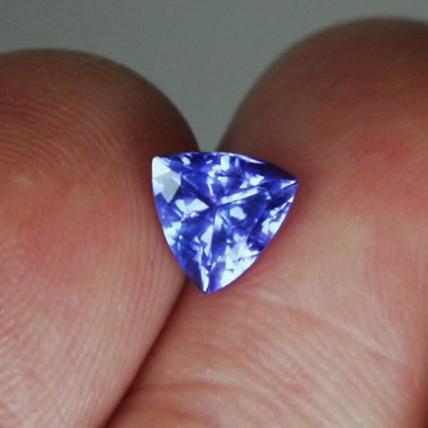 Color and Quality Trillion Cut Blue Tanzanite 1.35 ct  Litnon.com