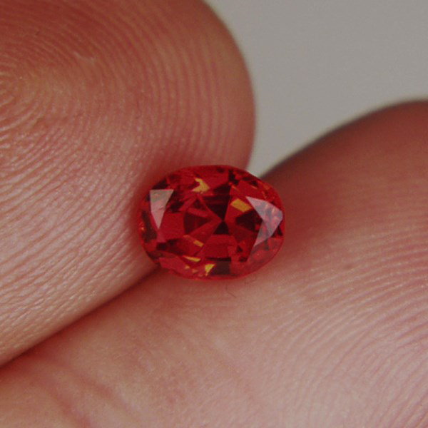Old Stock Rare Burmese Red Orange Flame Spinel 1.11 ct  Litnon.com