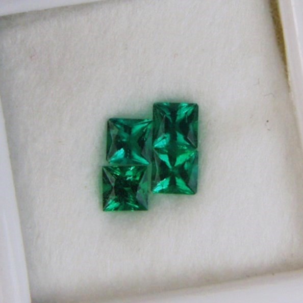 Ideal Color Fine Clarity Matched Colombian Emerald Set  Litnon.com
