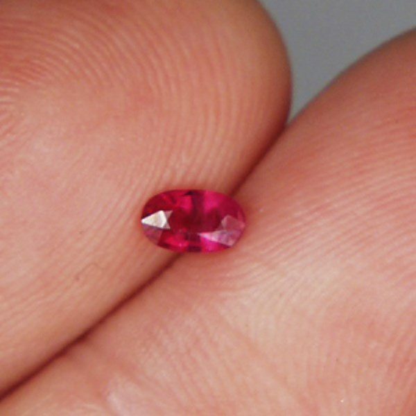 Tiny Treasure Old Stock Red Burmese Ruby  Litnon.com