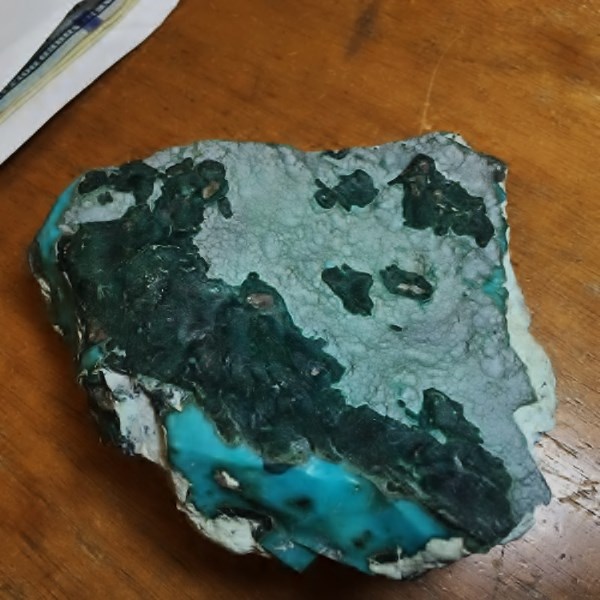 Top Grade Old Stock Gel Gem Silica Chrysocolla Arizona 317 grams  Litnon.com