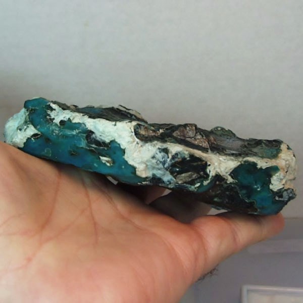 Top Grade Old Stock Gel Gem Silica Chrysocolla Arizona 317 grams  Litnon.com