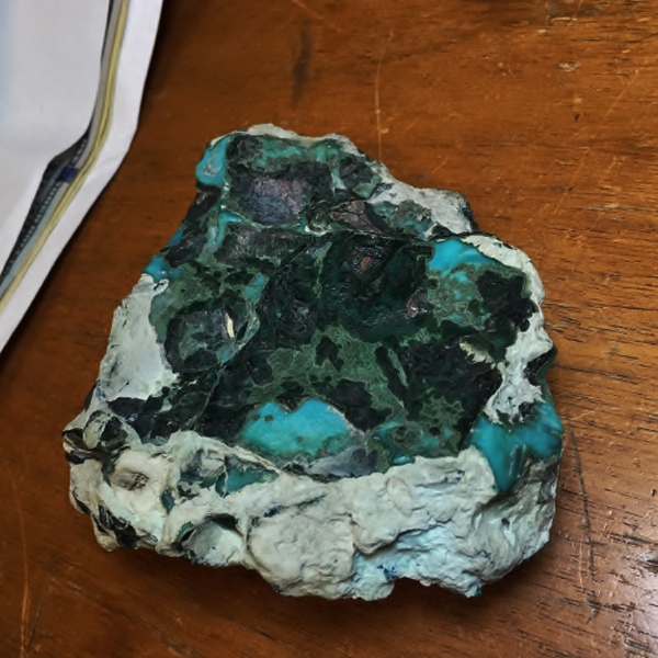 Top Grade Old Stock Gel Gem Silica Chrysocolla Arizona 317 grams  Litnon.com