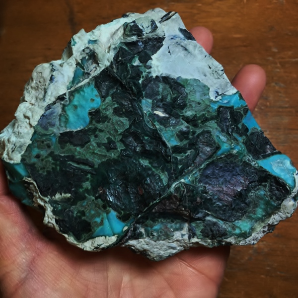 Top Grade Old Stock Gel Gem Silica Chrysocolla Arizona 317 grams  Litnon.com