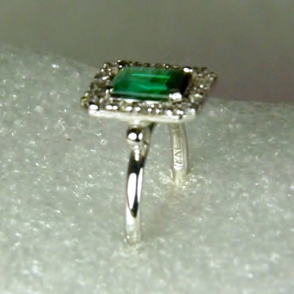 Natural Brazil Tourmaline and Diamond 14 kt Ring 3.30 ct  Litnon.com