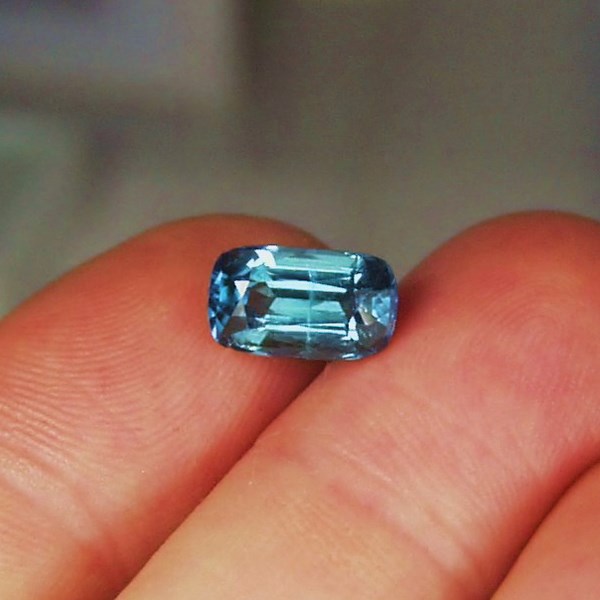 Color! Open C-axis Indicolite Tourmaline Afghanistan 3.15 ct  Litnon.com