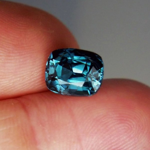 Color! Open C-axis Indicolite Tourmaline Afghanistan 4.0 ct GL Litnon.com