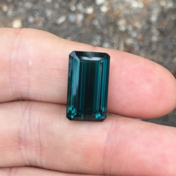 True Blue! Old Stock  Brazil Indicolite Tourmaline 13.87 ct  Litnon.com